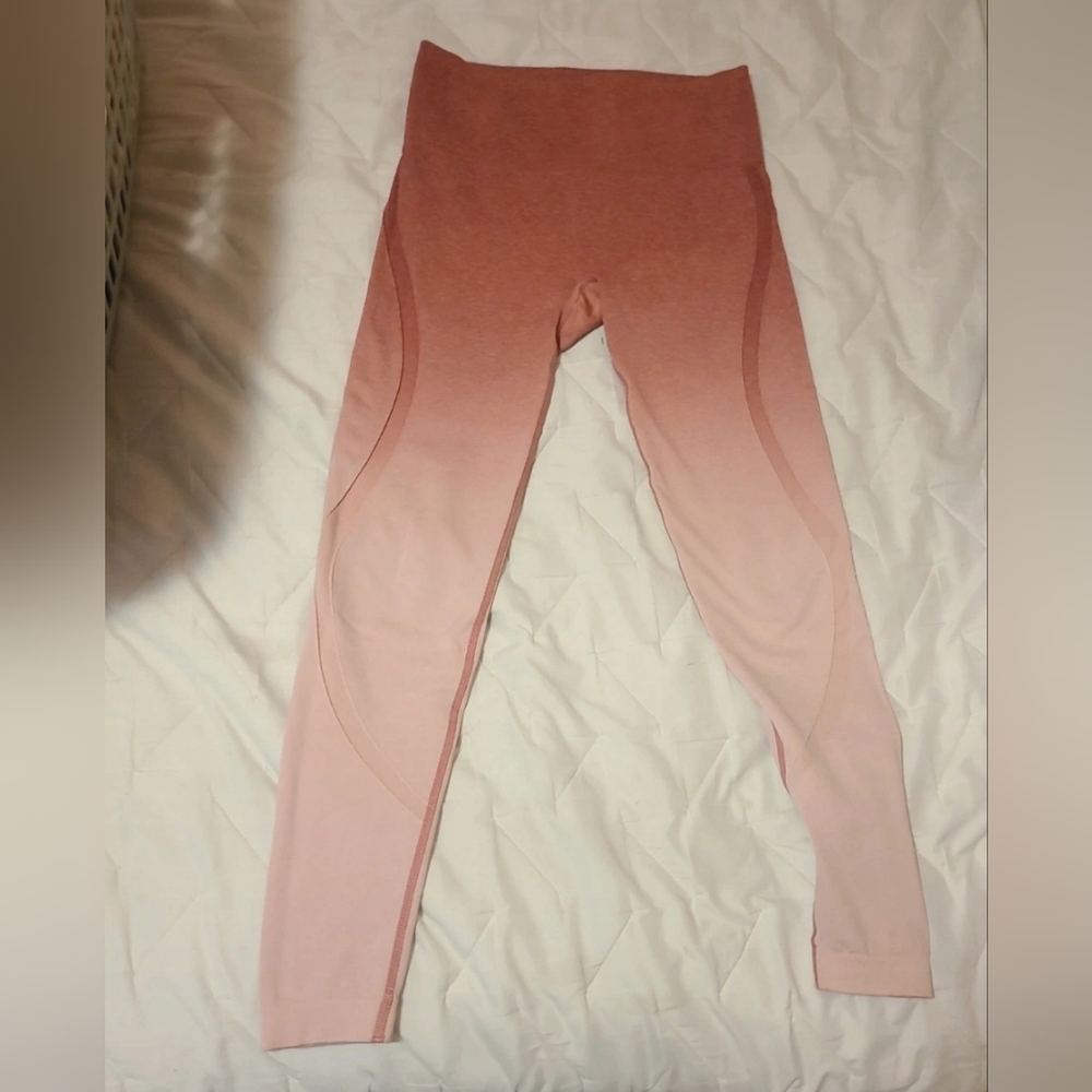 pink gradient leggings